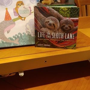 NWT Life in the Sloth Lane book and gift bag